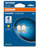 Osram Pære W5W Diadem Chrome / Gul (2 stk.)